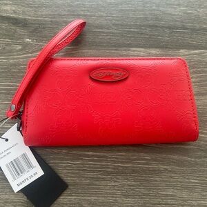 Ed Hardy Wallet. Vegan leather. NEW